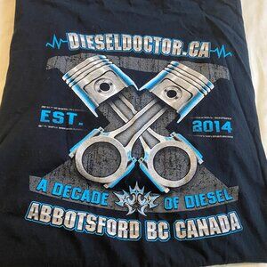 Mens Graphic Tee Black Short Sleeve XL